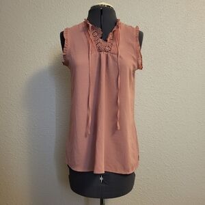 Maurices Dusty Rose Tank Top Size Medium